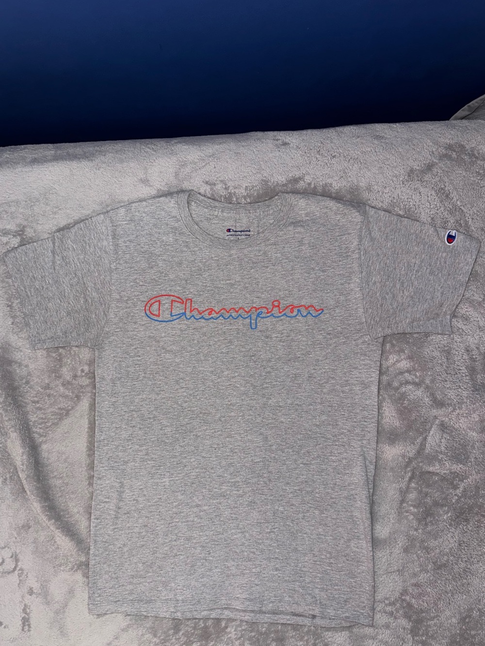 Mens Champion tee Gray